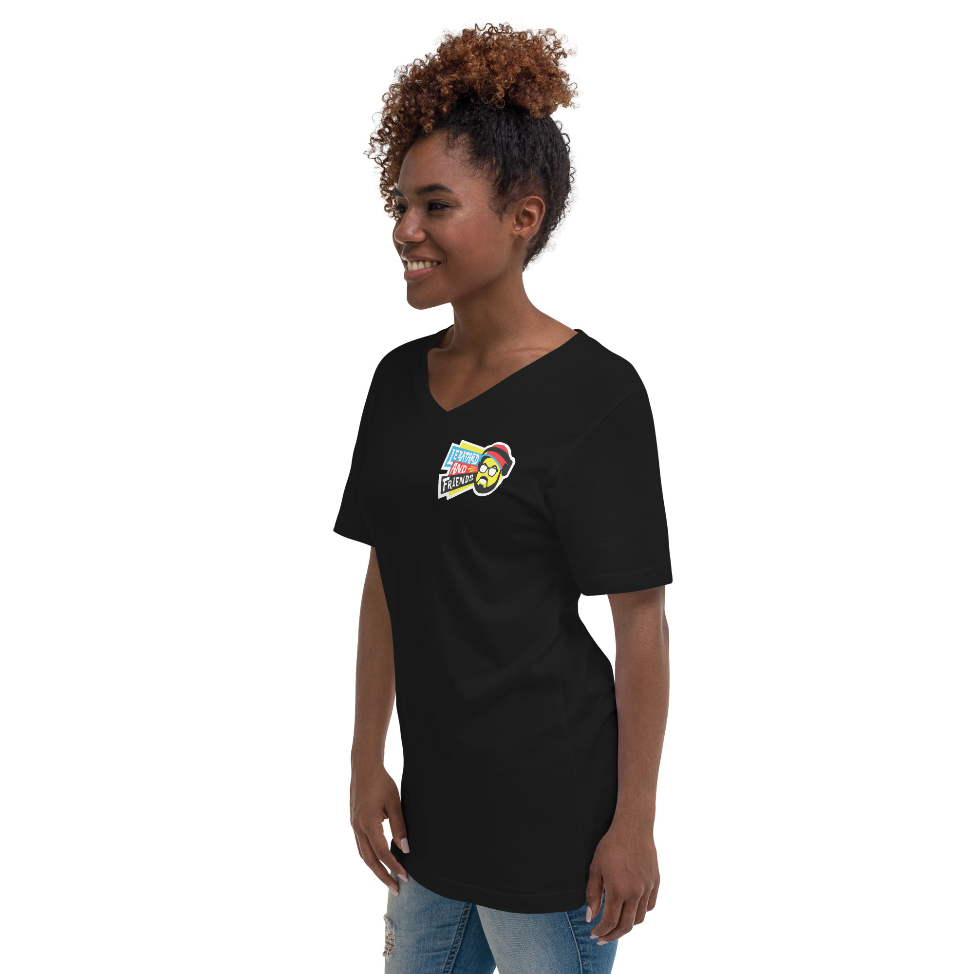 Dan Le Batard And Friends Unisex Short Sleeve V-Neck T-Shirt - Image 2