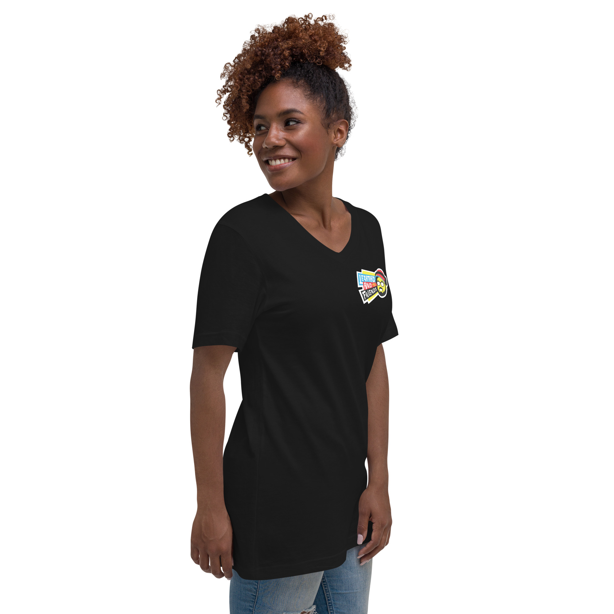 Dan Le Batard And Friends Unisex Short Sleeve V-Neck T-Shirt - Image 3