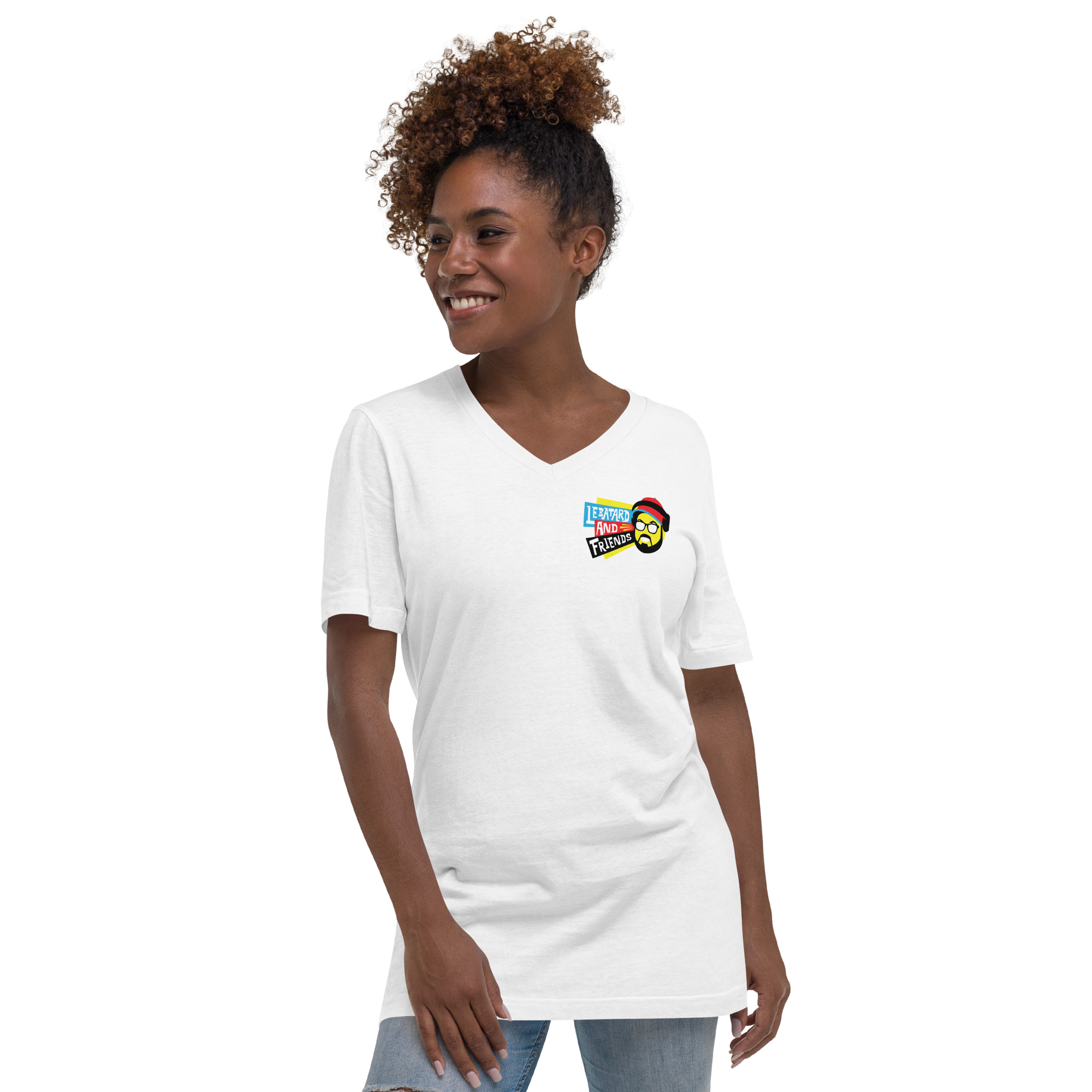 Dan Le Batard And Friends Unisex Short Sleeve V-Neck T-Shirt - Image 4