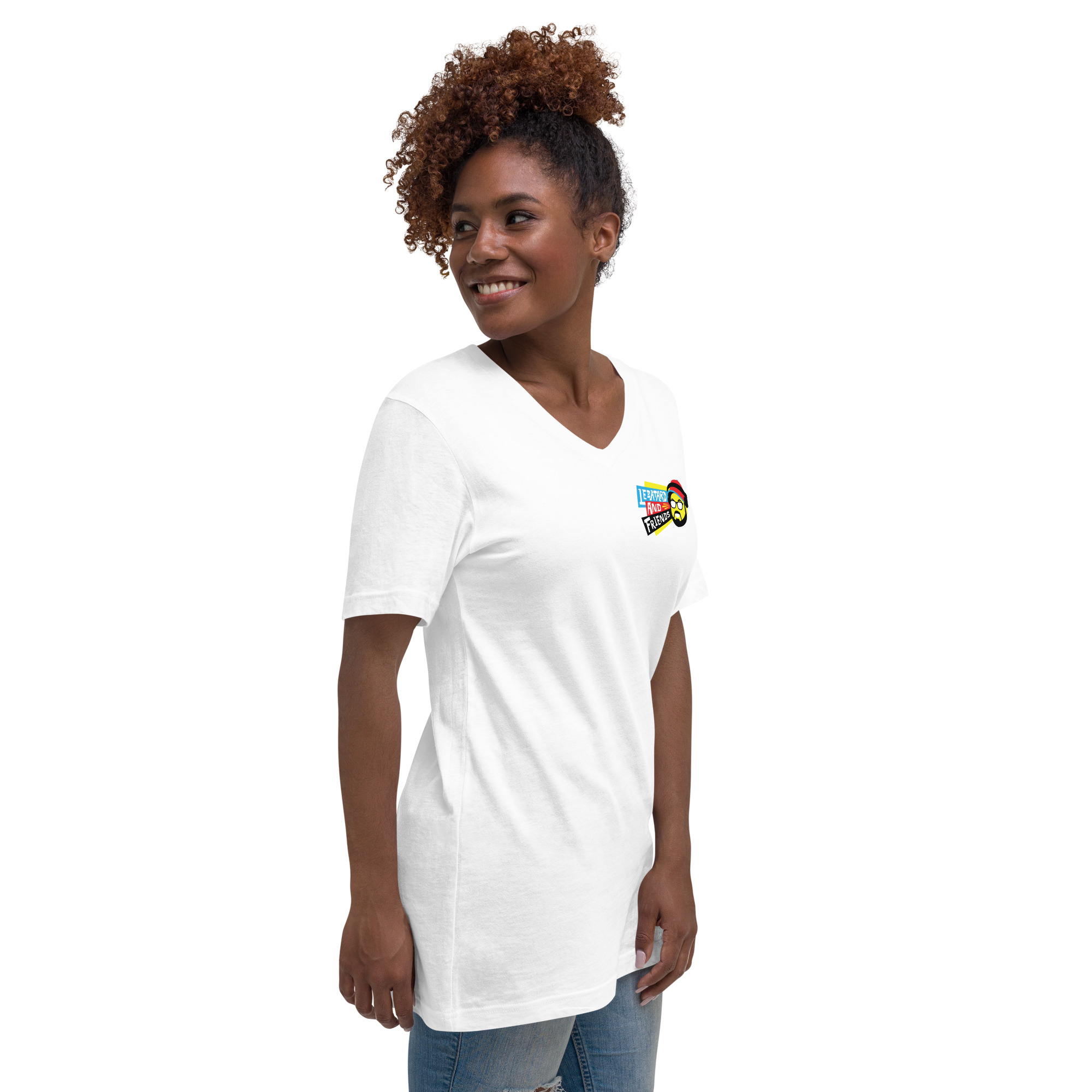 Dan Le Batard And Friends Unisex Short Sleeve V-Neck T-Shirt - Image 6